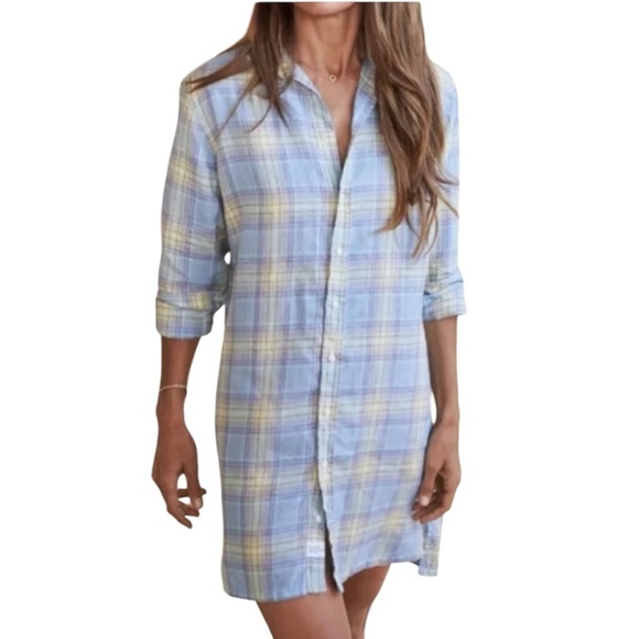 Frank & Eileen Dresses & Skirts - Frank & Eileen | Women’s Linen Plaid Button-Down Hunter Shirt Dress Size Small